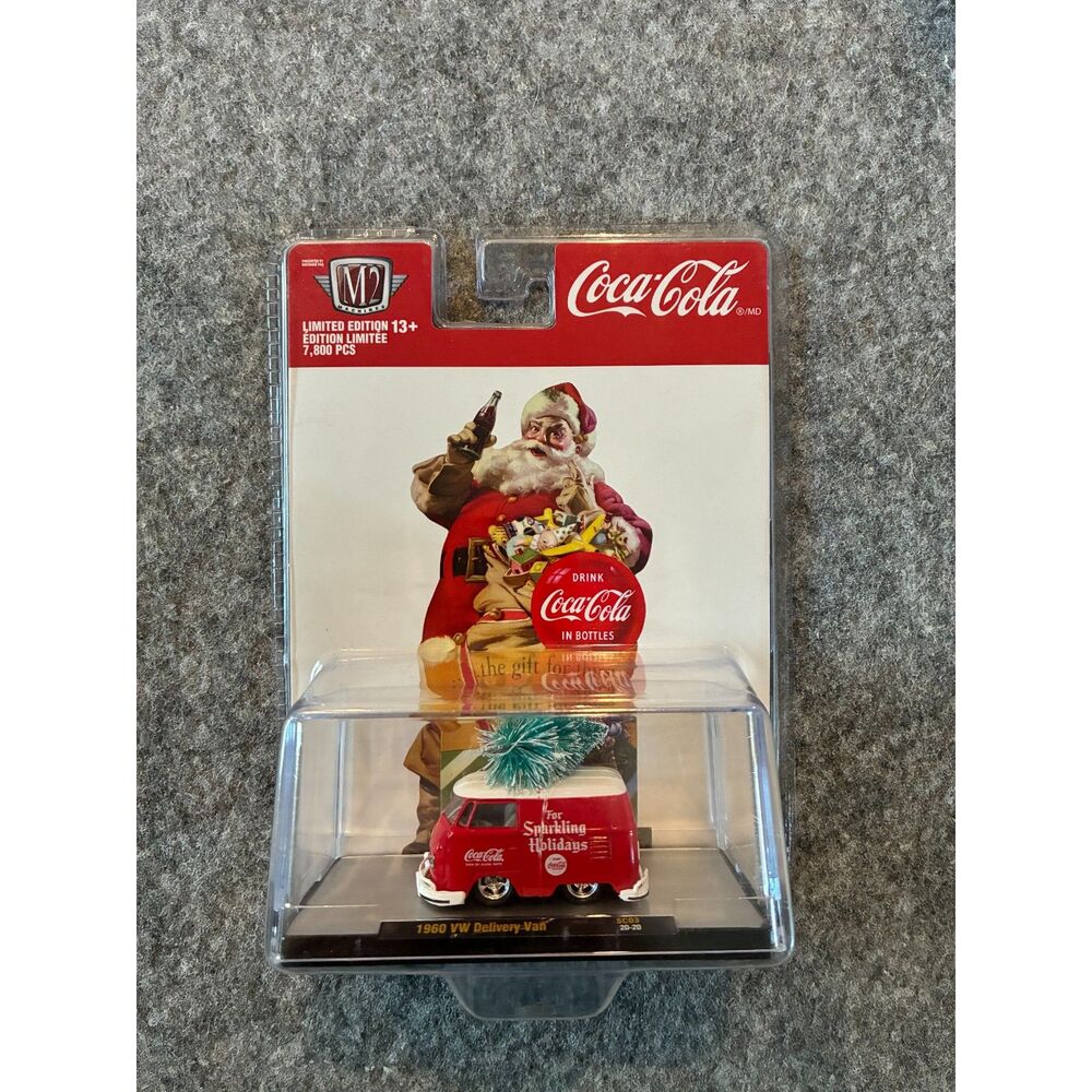 M2 Machines Coca-Cola Christmas Santa 1960 VW Delivery Van